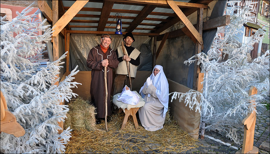 Crèche vivante à Bergheim