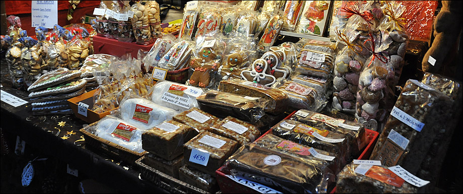 Süßes auf dem Weihnachtsmarkt von Colmar