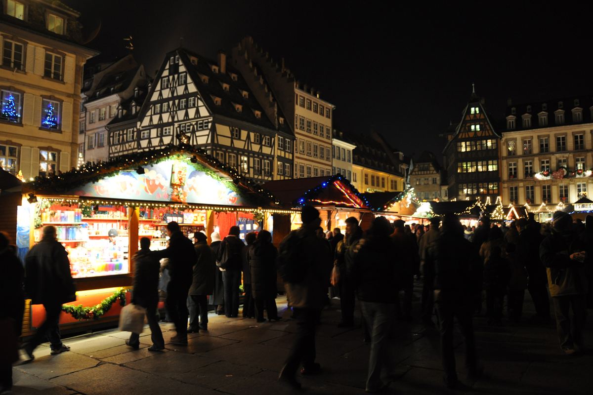 Chalets du marché de Noël de Strasbourg